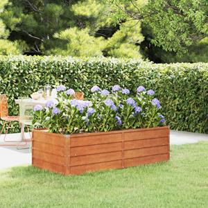 VidaXL Plantenbak verhoogd 160x80x45 cm cortenstaal roestig