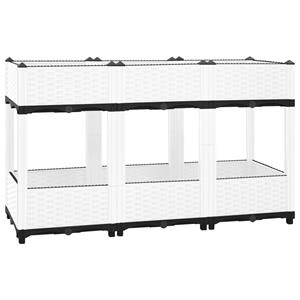 VidaXL Plantenbak verhoogd 120x40x71 cm polypropeen