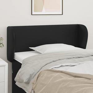 VidaXL Hoofdbord met randen 103x23x78/88 cm kunstleer zwart