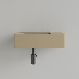 SaniGoods Luko fontein 40x22cm rechts zonder kraangat cappuccino