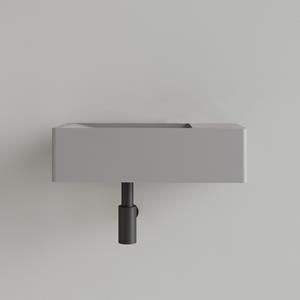 SaniGoods Luko fontein 40x22cm rechts zonder kraangat leigrijs