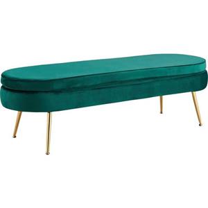 SalesFever Bank Clam Breedte 142 cm, goudkleurige metalen poten