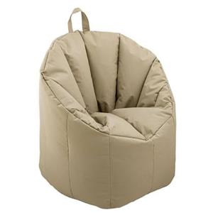 Sfeer voor jou SVJ Zitzak Rond - 70 x 70 x 80 cm - Nylon - Taupe