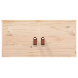 vidaXL Wandkast 60x30x30 cm massief grenenhout