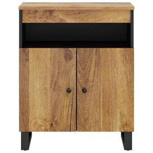 vidaXL Dressoir met 2 deuren 60x33x75 cm massief mangohout