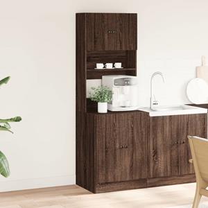 vidaXL Keukenkast 60x50x180 cm bewerkt hout bruin eikenkleurig