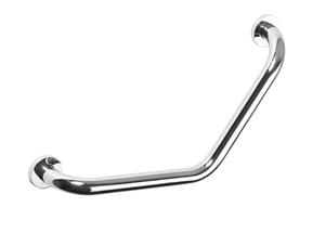 Sapho X-Round E Gebogen handgreep stang 400mm chroom
