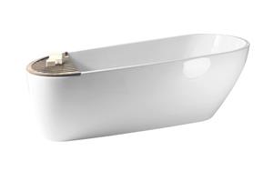 Kerasan Aquatech Vrijstaand bad 170x56x70cm wit materiaal Pietraluce
