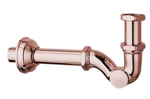Sapho Moody bidet sifon 1'1/4 diameter 32 mm rosé goud