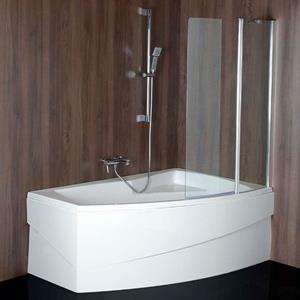Polysan Tarus badwand 96 cm helder glas