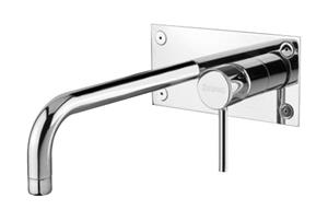 Sapho Rhapsody inbouw wastafelmengkraan uitloop (L) 203 mm chroom