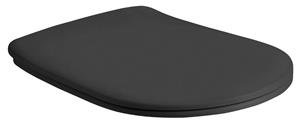 Kerasan Nolita Slim Soft close toiletzitting duroplastic mat zwart