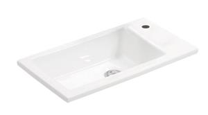 Aqualine Zuno 50 Wastafel voor badkamermeubel 50x25cm