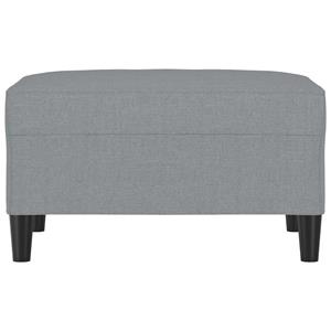 vidaXL Voetenbank 70x55x41 cm stof lichtgrijs