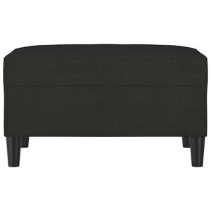 vidaXL Voetenbank 70x55x41 cm stof zwart