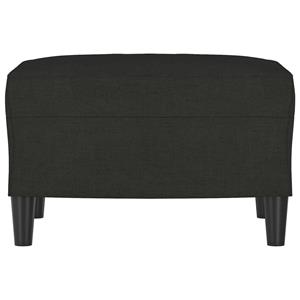 vidaXL Voetenbank 60x50x41 cm stof zwart