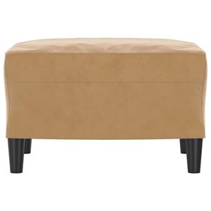 vidaXL Voetenbank 60x50x41 cm fluweel bruin