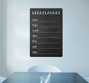 Tenstickers Weekplanner sticker krijtbord