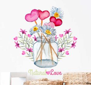 Tenstickers Sticker natural love