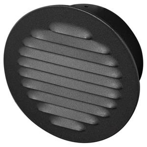 Sencys Schoepenrooster Rond Hoog Model 100mm Mat Zwart