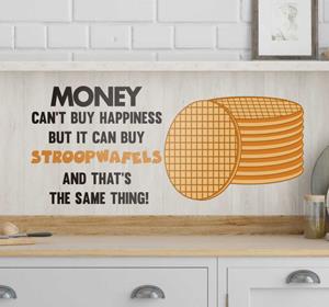 Tenstickers Bedrijfsstickers Stroopwafels