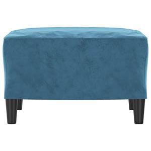 vidaXL Voetenbank 60x50x41 cm fluweel blauw