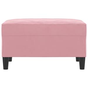 vidaXL Voetenbank 70x55x41 cm fluweel roze