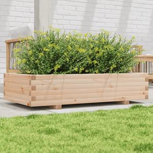VidaXL Plantenbak 110x60x26,5 cm massief grenenhout