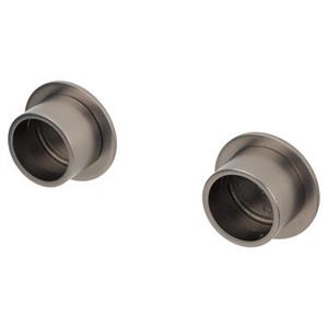 Leen Bakker Wandbeslag gordijnroede - Gun metal - Ø28mm - S/2 (2016380)