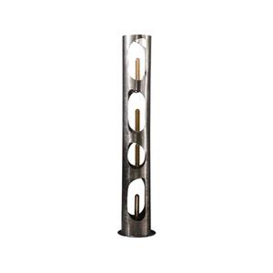Hoyz Collection  Vloerlamp Organic Ø25 Cylinder Xl 4l - Zwart Nikkel
