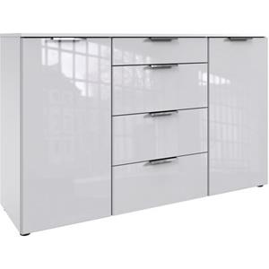 Wimex Kast met laden en deuren Level36 C by fresh to go met glaselementen voor, soft-closefunctie, 135 cm breed