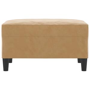 vidaXL Voetenbank 70x55x41 cm fluweel bruin