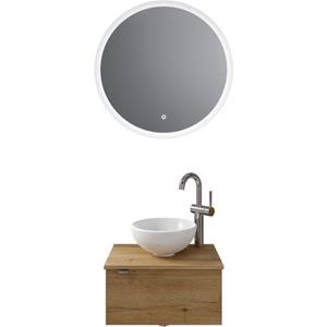 Saphir Badkamerserie Serie 6915 Gastenbadkamer, met led-spiegel en 1 deur