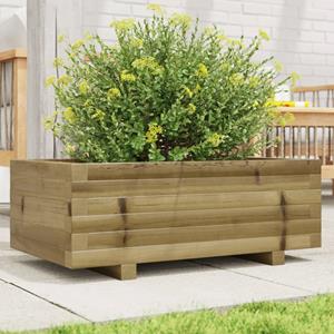 VidaXL Plantenbak 70x40x26,5 cm geïmpregneerd grenenhout