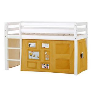 Hoppekids Hoogslaper ECO Dream, kinderbed, speelbed, halfhoog bed van massief hout