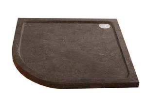Aqua Royal Hardstenen Douchebak 90X90X5 cm Kwartrond Radius 55 