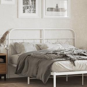 VidaXL Hoofdbord 150 cm metaal wit