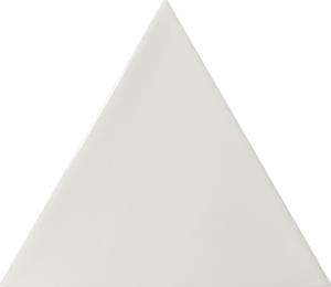 Quintessenza 3LATI driehoek tegel 13,2x11,4 Grigio Chiaro Lucido