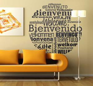 Tenstickers Tekststicker Welkom Diverse Talen
