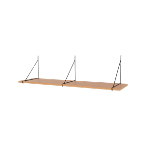 Artichok Mick houten wandplank naturel - 120 x 29 cm
