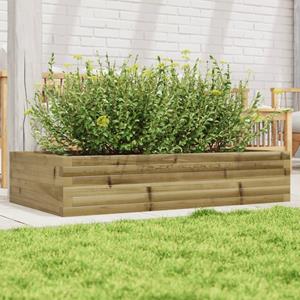 VidaXL Plantenbak 110x60x23 cm geïmpregneerd grenenhout