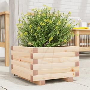 VidaXL Plantenbak 40x40x26,5 cm massief grenenhout