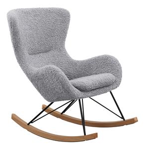 Artistiq Living Artistiq Schommelstoel Chanequa Teddy - Lichtgrijs