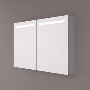 HIPP design 51000 spiegelkast met LED en spiegelverwarming 140x70x14cm