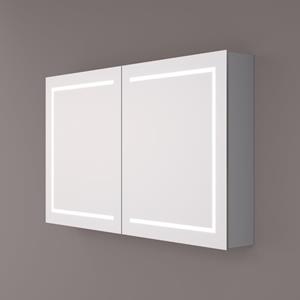 HIPP design 61000 spiegelkast met LED en spiegelverwarming 120x70x14cm