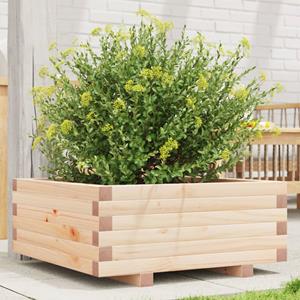 VidaXL Plantenbak 60x60x26,5 cm massief grenenhout