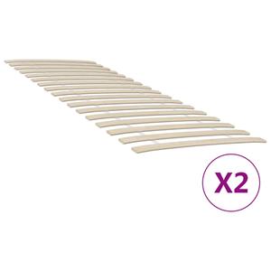 VidaXL Lattenbodems 2 st met 34 latten 70x200 cm