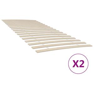 VidaXL Lattenbodems 2 st met 34 latten 90x200 cm