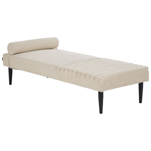 BELIANI Chaise longue stof beige MAURIAC