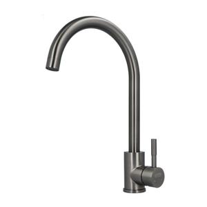 Luzzo Iseo Keukenkraan Gun Metal - Rvs Mengkraan Keuken - Grijs